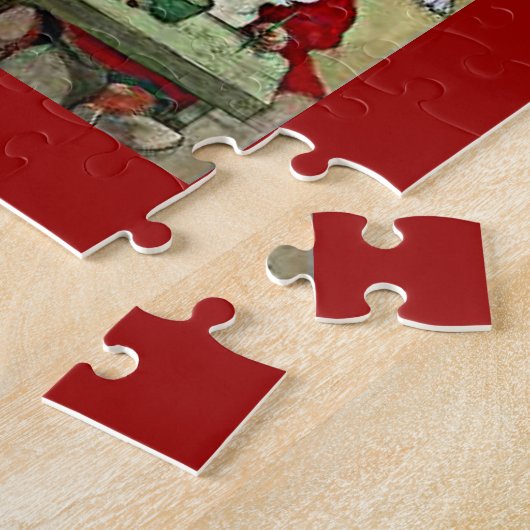 Carl Larsson-kunst: Kerstmorgen Legpuzzel (Zijkant)