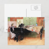 Carl Larsson kunst: Schalen spelen Briefkaart (Voorkant / Achterkant)