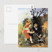 Carl Larsson kunstwerk, Clair Obscur, Briefkaart (Voorkant / Achterkant)