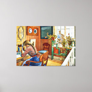 Carl Larsson kunstwerk, Correspondentie, Canvas Afdruk