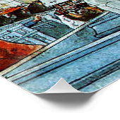 Carl Larsson, kunstwerk in de kerk Perfect Poster (Hoek)