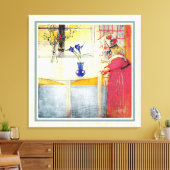 Carl Larsson Lilianna en de Krokus Canvas Afdruk (Insitu (Woonkamer))