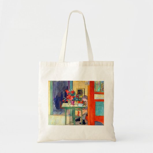 Carl Larsson Lisbeth Leest boek Tote Bag (Voorkant)