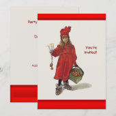 Carl Larsson Little Swedish Girl: Brita als Iduna Kaart (Voorkant / Achterkant)