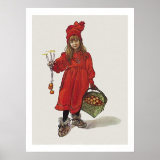 Carl Larsson Little Swedish Girl Brita als Iduna Poster