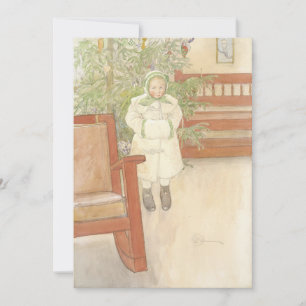 Carl Larsson - Meisje en schommelstoel Kaart
