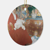 Carl Larsson Mrs Dora Lamm en haar twee oudste zon Keramisch Ornament (Links)