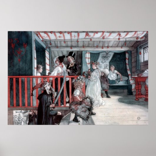 Carl Larsson Name Day op het Poster Storage Shed (Voorkant)