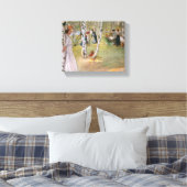Carl Larsson - Ontbijt in de open lucht Canvas Afdruk (Insitu (Slaapkamer))