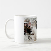 Carl Larsson Open Air Painter. Winter-Motif Koffiemok (Links)