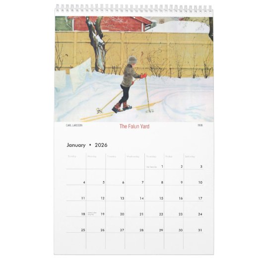 Carl Larsson Out of Doors 2015 Agenda Kalender (Jan 2026)