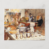 Carl Larsson over kerstmis, Larsson art Feestdagenkaart (Voorkant)