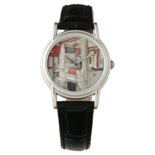 Carl Larsson - Papa's kamer Horloge (Voorkant)