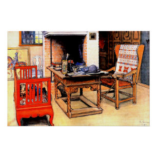 Carl Larsson - Peek-a-Boo Perfect Poster