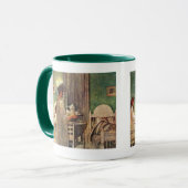 Carl Larsson Santa Lucia Day Kerstmis in Zweden Mok (Voorkant links)