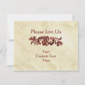 Carl Larsson Scandinavian Kerstmis Kaart (Achterkant)