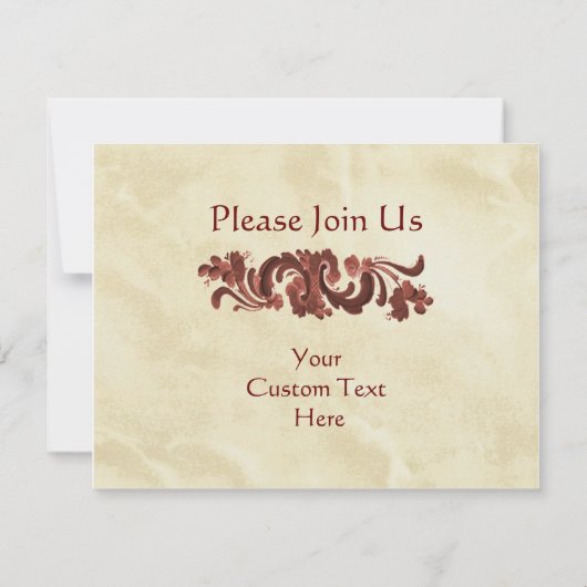 Carl Larsson Scandinavian Kerstmis Kaart (Achterkant)