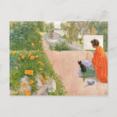 Carl Larsson-schilderij, Brug Briefkaart (Voorkant)