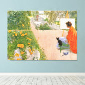 Carl Larsson-schilderij, Brug Canvas Afdruk (Insitu (Houten vloer))