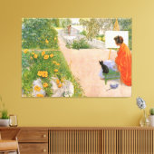 Carl Larsson-schilderij, Brug Canvas Afdruk (Insitu (Woonkamer))