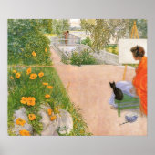 Carl Larsson-schilderij, Brug, Poster (Voorkant)