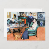 Carl Larsson schilderij - Hakon, Daga en Edgar, Briefkaart (Voorkant / Achterkant)