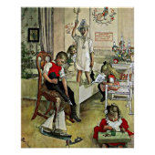 Carl Larsson schilderij, Kerstmorgen Perfect Poster (Voorkant)