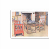 Carl Larsson-schilderij, Kiekeboe, Sticker (Voorkant)