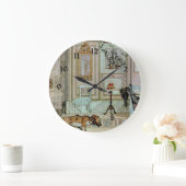 Carl Larsson schilderij, Lazy Nook, Grote Klok (Huis)