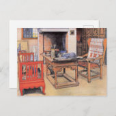 Carl Larsson schilderij, Peek-a-Boo, Briefkaart (Voorkant / Achterkant)