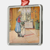 Carl Larsson schilderij, The Kitchen Metalen Ornament (Links)