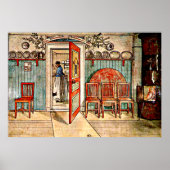 Carl Larsson schildert: Oude Anna Poster (Voorkant)