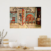 Carl Larsson schildert: Oude Anna Poster (Keuken)