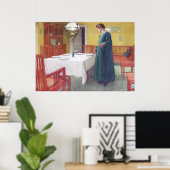 Carl Larsson School Lunch Fine Art Poster Print (Thuiskantoor)
