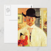 Carl Larsson Self Recognition Briefkaart (Voorkant / Achterkant)