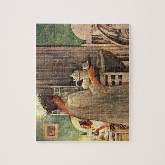 Carl Larsson St. Lucia Day Kerstmis in Zweden Legpuzzel (Verticaal)