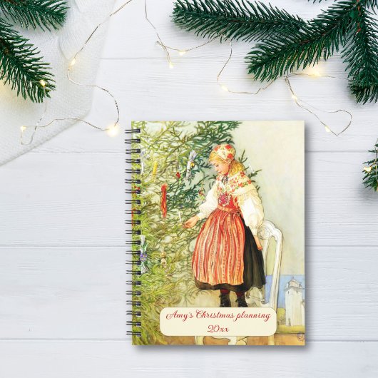 Carl Larsson Swedish Art Folk Christmas Notitieboek