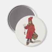 Carl Larsson Swedish Daughter Brita als Iduna Magneet (Voorkant / Achterkant)