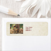 Carl Larsson Swedish St. Lucia Day gepersonaliseer Etiket (Insitu)