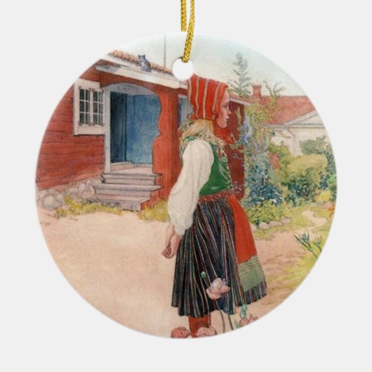 Carl Larsson The Falun Home Keramisch Ornament (Voorkant)