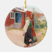 Carl Larsson The Falun Home Keramisch Ornament (Achterkant)
