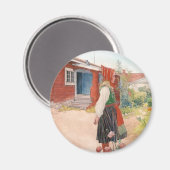 Carl Larsson - The Falun Home Magneet (Voorkant / Achterkant)