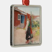 Carl Larsson The Falun Home Metalen Ornament (Rechts)