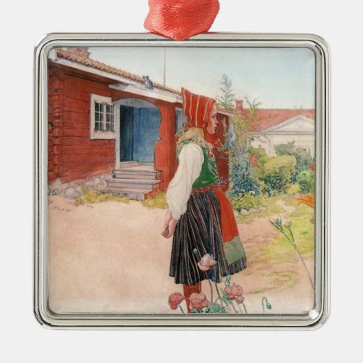 Carl Larsson The Falun Home Metalen Ornament (Voorkant)