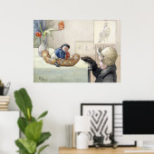 Carl Larsson The Funny Fellow 1917 Poster (Thuiskantoor)