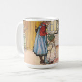 Carl Larsson - The Kitchen 1898 Koffiemok (Voorkant links)