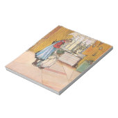 Carl Larsson - The Kitchen 1898 Notitieblok (Linkerzijde)