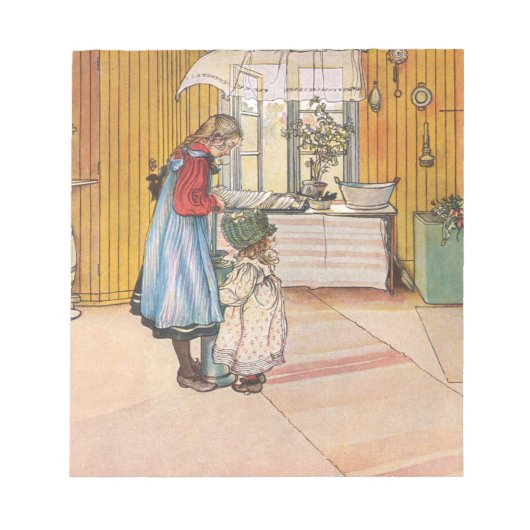 Carl Larsson - The Kitchen 1898 Notitieblok (Voorkant)