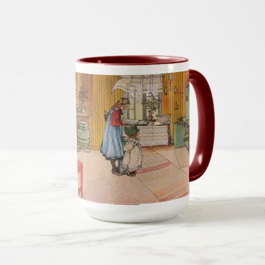 Carl Larsson The Kitchen Mok (Voorkant rechts)