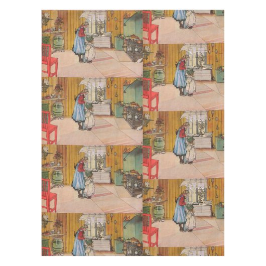  Carl Larsson The Kitchen Tafelkleed (Voorkant)